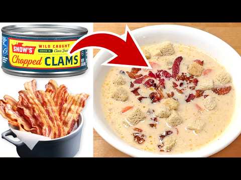 3 Easy Soup Recipes - Easy New England Clam Chowder Recipe & More!