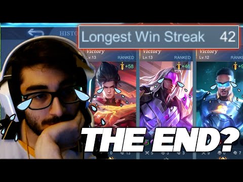 MobaZane loses his 40 Game Winstreak? | Mobile Legends