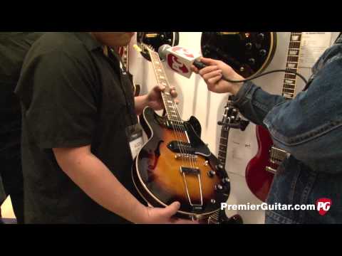 NAMM '14 - Gibson J-15, J-29, Peter Frampton LP Custom, L-5 Cutaway Prototype, Les Paul Melody Maker