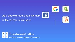 Download the video "How to add booleanmaths domain in Meta Events Manager"
