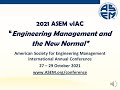 Join ASEM For The 2021 Virtual International Annual Conference