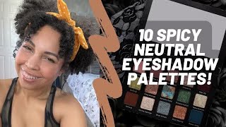 Spicy Neutral Eyeshadow Palettes! Palette Talk!