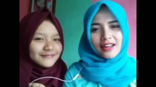 Teka teki kotak feat anggun (cover ,adek dan kaka) merdu banget suaranya !!