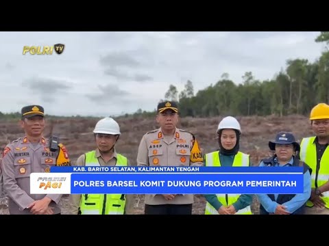 DUKUNG PROGRAM PEMERINTAH, POLRES BARSEL CEK LOKASI KETAHANAN PANGAN