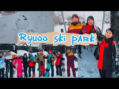 RYUOO SKI PARK/ NAGANO(Experiencing❄️⛷️ for the first time)
