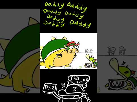 Bowser Jr and his Annoying Daddy  #animation  #mario  #funny