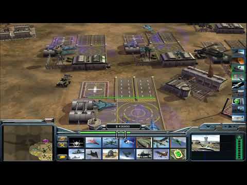 Command & Conquer  Generals Zero Hour - USA Air Force  vs GLA Demolition  -  1 VS 7 -  EXTRA HARD