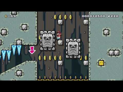 Thwomp's Treasure by dollenjwz - Super Mario Maker 2 - No Commentary 1bv