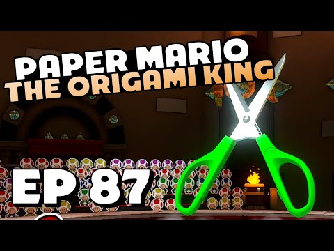 THE DUAL-BLADED DUELIST! ELEVENTH BOSS! - Part 87 - Paper Mario: The Origami King 100% Walkthrough