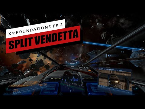 X4: Foundations Split Vendetta 2020 Gameplay Episode 2 Crystal Mining