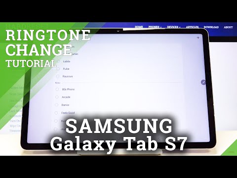 How to Change Ringtone in SAMSUNG Galaxy Tab S7 – Find Ringtone List