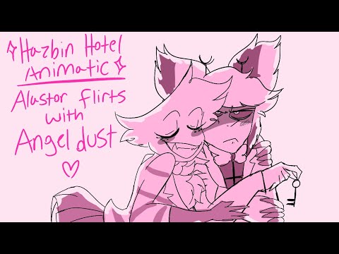 Alastor flirts with angel dust {hazbin hotel animatic}