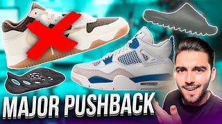 Military Blue 4s Push Back & SHOCK DROP! JUMPMAN Jacks Will Fail, & YEEZY'S Are Struggling!