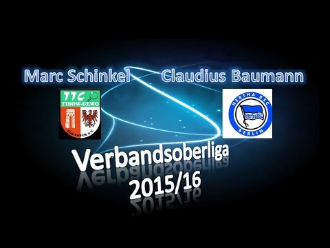 Marc Schinkel - Claudius Baumann (Tischtennis 2015)