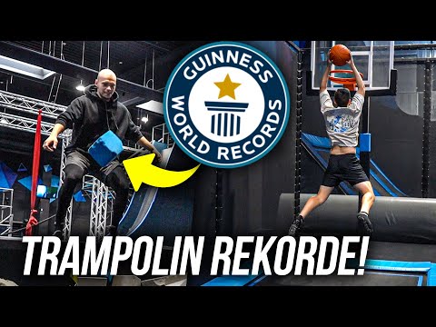 WIR BRECHEN WELTREKORDE IN DER TRAMPOLINHALLE!