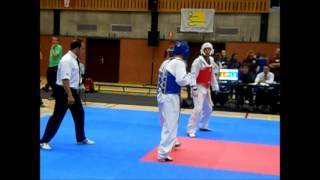 preview picture of video 'Michael (2de wedstrijd Aarschot) Taekwondo club Kourosh'