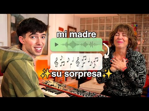 Amo a mi madre así que le hice una canción con sus audios de WhatsApp