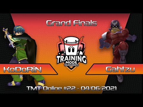 Training Mode Tournaments #22 KoDoRiN (Marth) vs. Gahtzu (Falcon) - Grand Finals SSBM