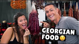 Our MOST INTERESTING Food Tour + Tbilisi Sulfur Bath Experience - YouTube