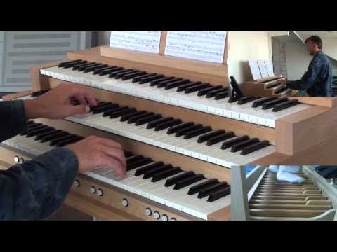 J.S. Bach: Sonata in G major BWV 530, third movement - Willem Tanke, organ (