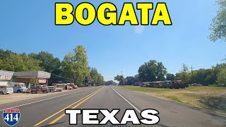 Driving through Bogata, Texas
