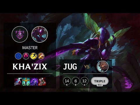 Kha'Zix Jungle vs Udyr - EUW Master Patch 11.4