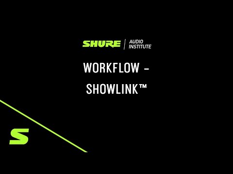 Webinar: ShowLink™ Remote Control Technology | Shure