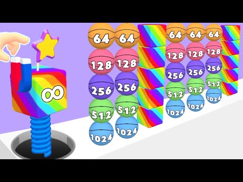📱🎯/ Happy Cubes 2048 (jelly run) 🆚 digit shooter 2048 Gameplay walkthrough part #29