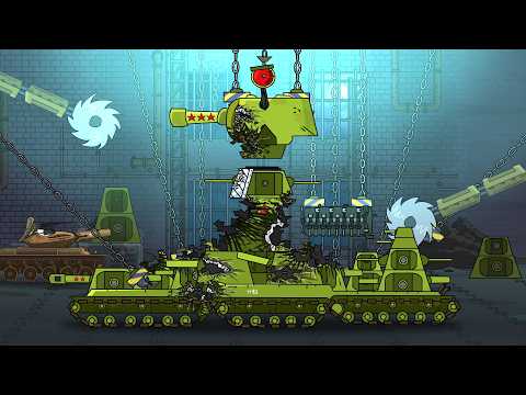 GRUNDLEGENDE ÜBERARBEITUNG DES KV-44! Ein vernichtender Schlag gegen das Eisenmonster - Cartoons