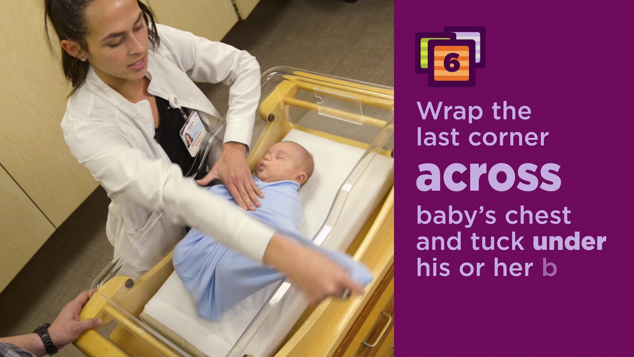 How to Swaddle a Baby: Step by Step | UPMC Magee-Womens Hospital - YouTube