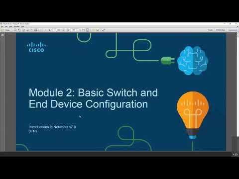 CCNA-1-Lab-02 - DC&NM - Module 2 - Basic Switch and End Device Configuration - 2020 - Sem 2