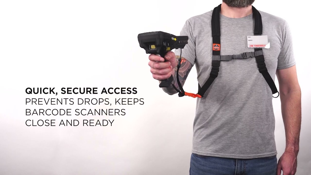 Comfortably Secure and Conveniently Access Scanners with the Squids® 3138 Padded Scanner Harness