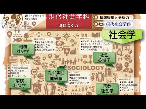 【WEB卒論】現代社会学科｜卒業論文って？(１)－学科の紹介－