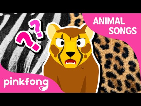 【キッズ英語】歌で楽しく英語学習！チータの柄はどこ？？