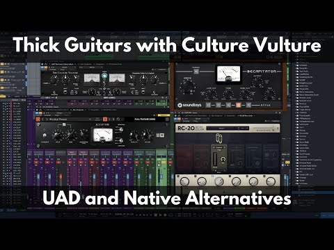 Thick Guitars with Thermionic Culture Vulture | UAD and Native Alternatives