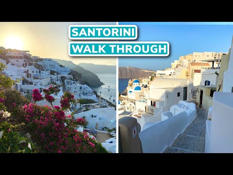 OIA Santorini, Greece Walking Around Tour Travel Guide