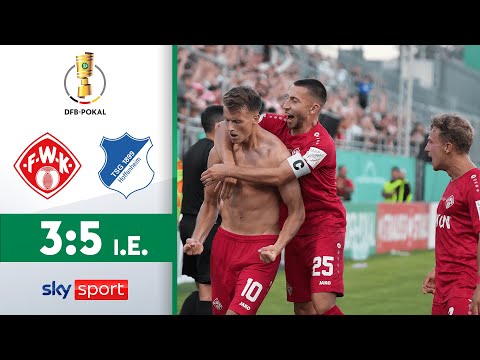 Entscheidung aus Elfmetern | Würzburger Kickers - TSG Hoffenheim | Highlights - 1. Runde | DFB-Pokal