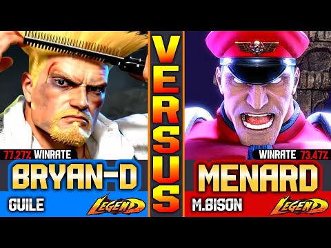 SF6 MenaRD (M.Bison Vs Guile) Bryan-D ▰ High Level