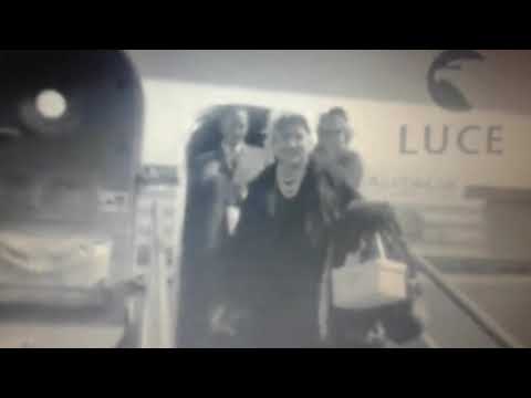 Marisa Colomber torna a Roma dall'America (1959)