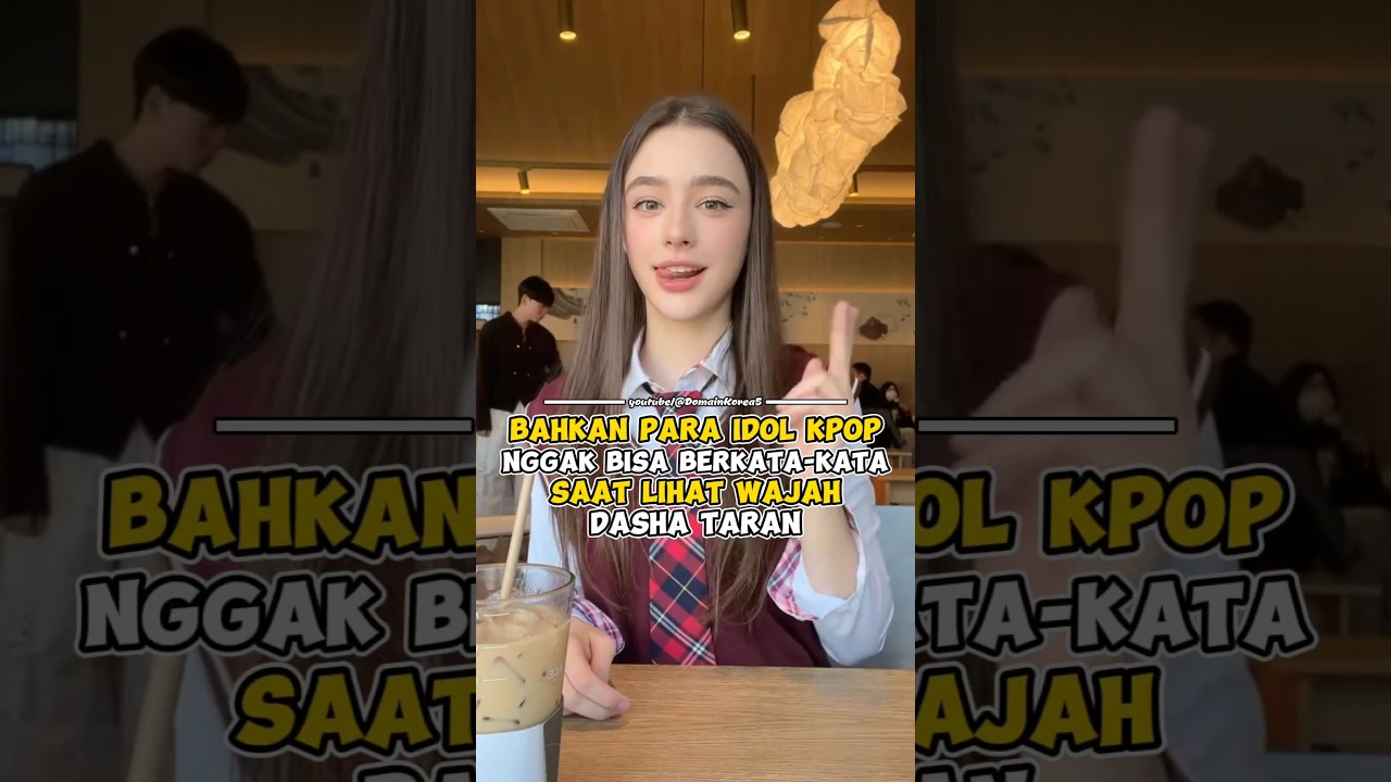 Bahkan para idol kpop nggak bisa berkata-kata saat lihat wajah Dasha Taran #kpop #shorts