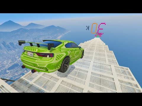 MEGA RAMPA IMPOSIBLE! BRUTAL BAJADA!! - GTA V ONLINE