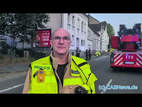 Video: Feuerwehr-Einsatz auf der Wittener Straße in Castrop-Rauxel