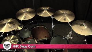 Video thumbnail for Sabian 18" HHX Stage Crash Cymbal Product Demo by SABIAN Cymbals