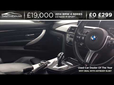 BMW 4 Series 420D M-Sport Coupe | £19,000 | £0 Deposit £299 Per Month