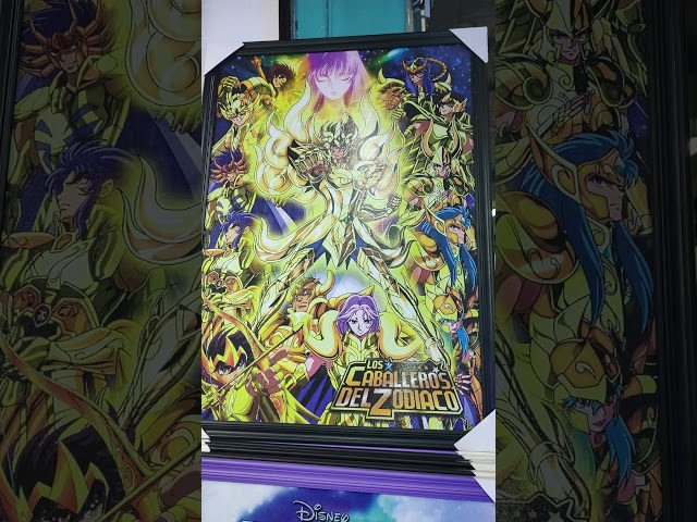 Vídeo relacionado con Juego de póster de lona de Saint Seiya para sala de estar, dormitorio, estilo sin marco,60x80cm