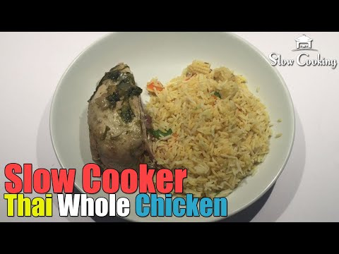 Slow Cooker Thai Whole Chicken