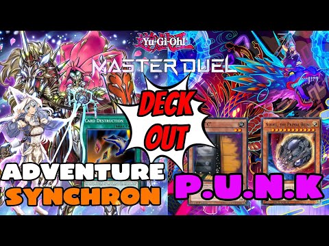 Adventure Synchron Deck Out P.U.N.K ft Maxx C Challenged [ Let's Duel ]