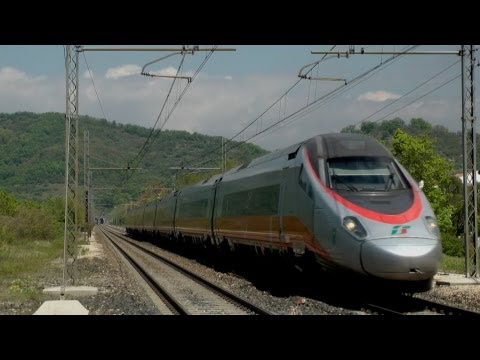 Frecciargento Venezia-Roma tunnel Cataio Battaglia Terme