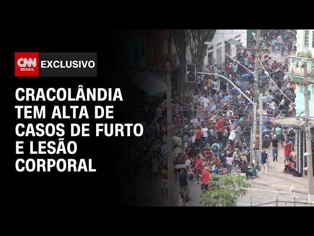 Cracolândia tem alta de casos de furto e lesão corporal | CNN NOVO DIA