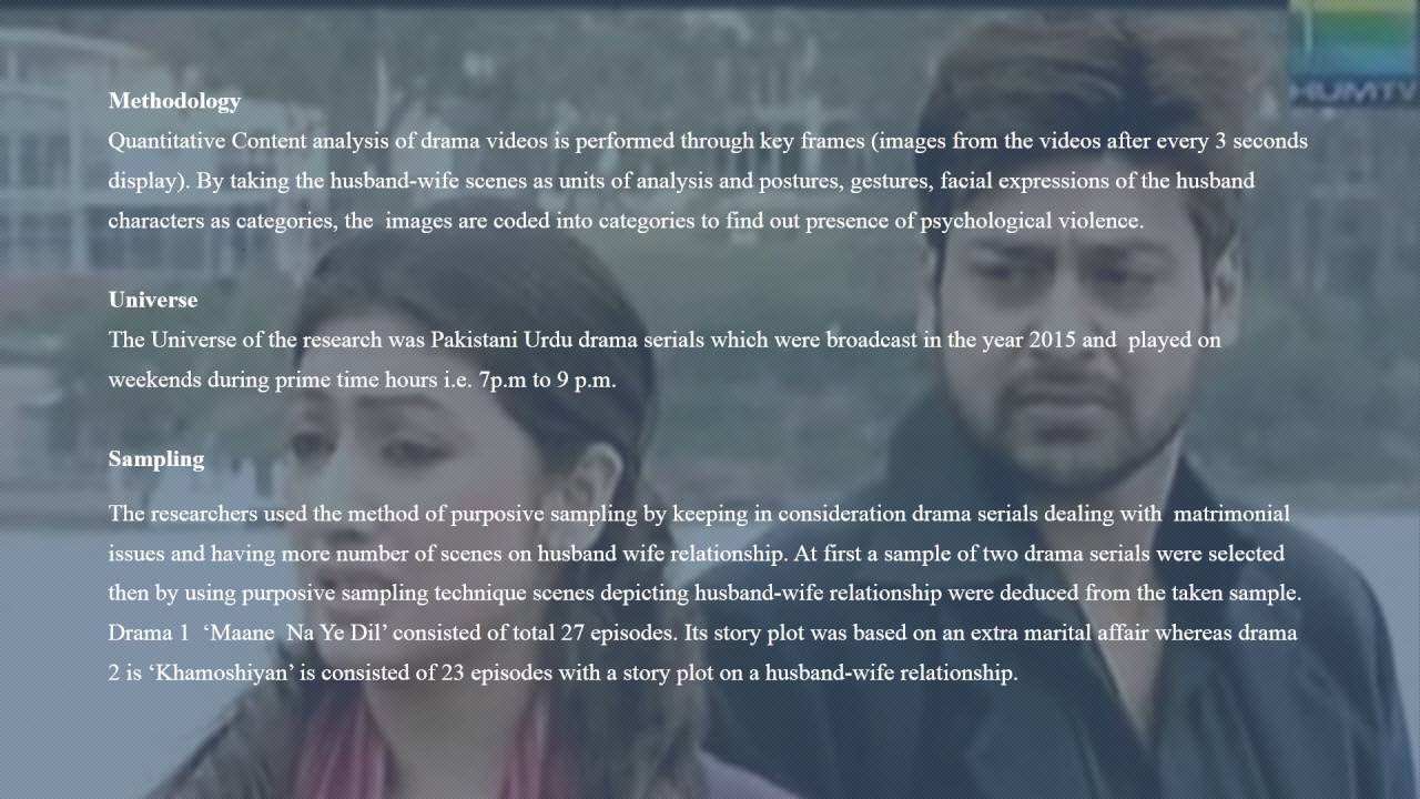 Spousal Psychological Violence: Analyzing Nonverbal Attitudes of Husband Characters